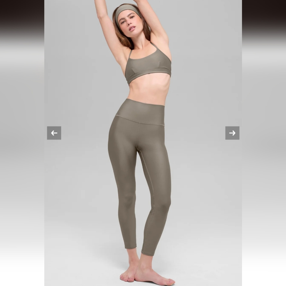 ALO Yoga NEW COLOR🤎 Light Cocoa Airlift Leggings Small - Picture 8 of 11